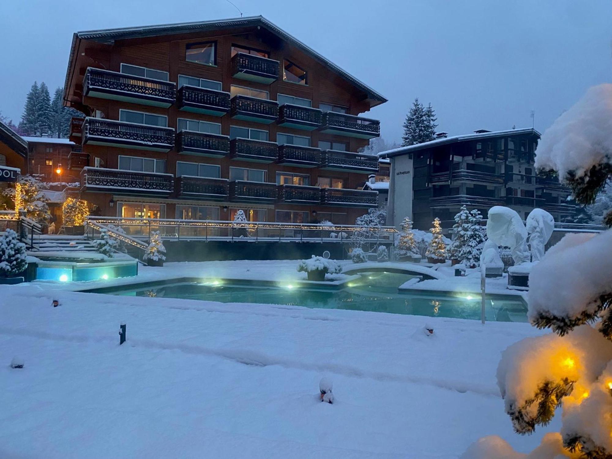 Hotel Le Labrador 1971 Les Gets Bagian luar foto